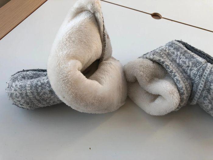 Chaussons doublés peluche - photo numéro 3