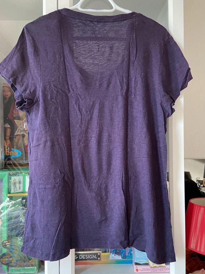 T-shirt violet Autre Ton taille 4 - photo numéro 2