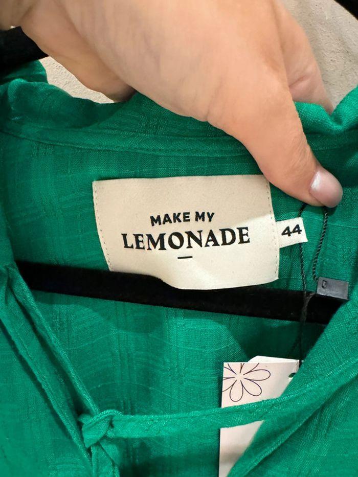 Blouse Make My Lemonade Emma Super Green Taille 44 - photo numéro 2