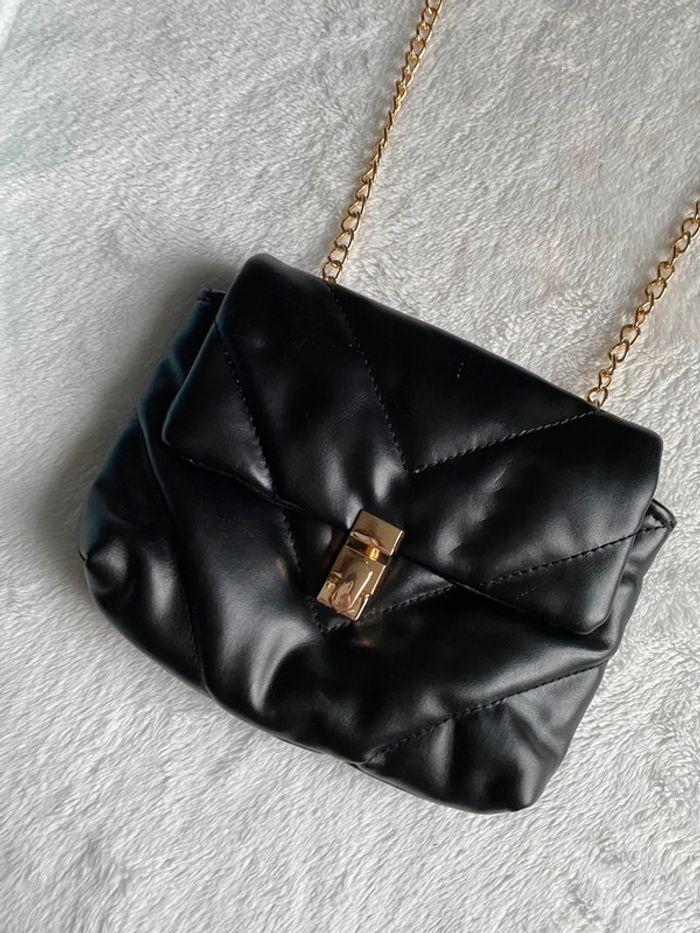 🖤 Jolie petit sac noir simili cuir 🖤 19x15cm 🖤 - photo numéro 4