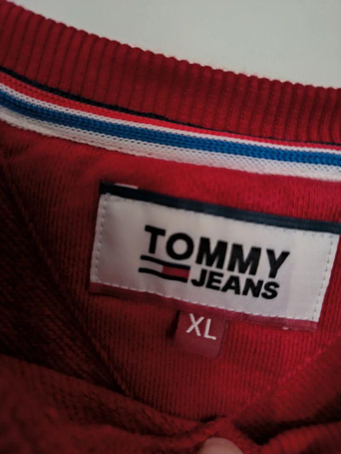 sweat rouge Tommy Jeans - photo numéro 4