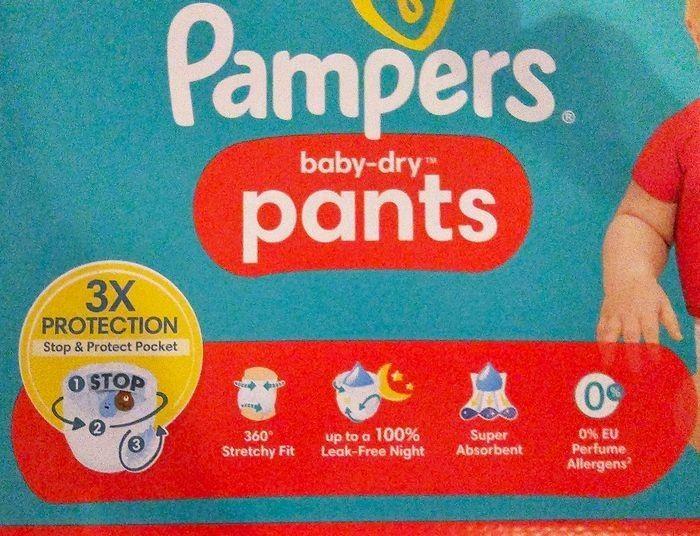 Trio Pack Pants Pampers Baby-dry Taille 4 - photo numéro 4