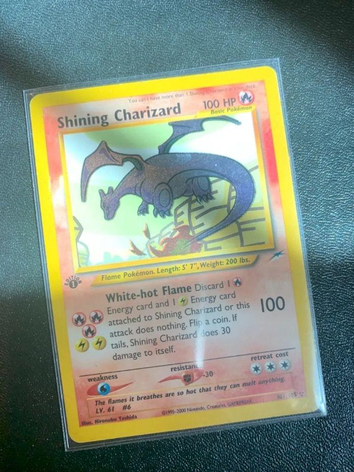 Shining Charizard Pokémon Holo 107/105 - photo numéro 2