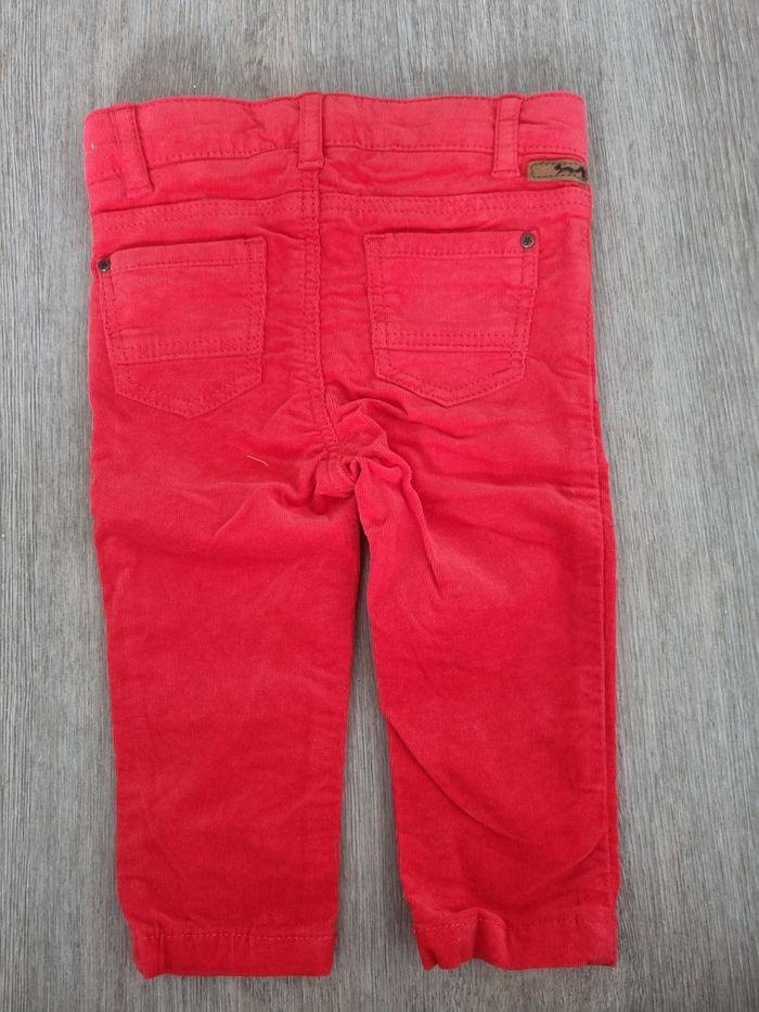 Pantalon velours bébé garçons 9 mois - photo numéro 3