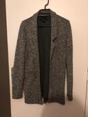 Veste épaisse blazer gris foncé