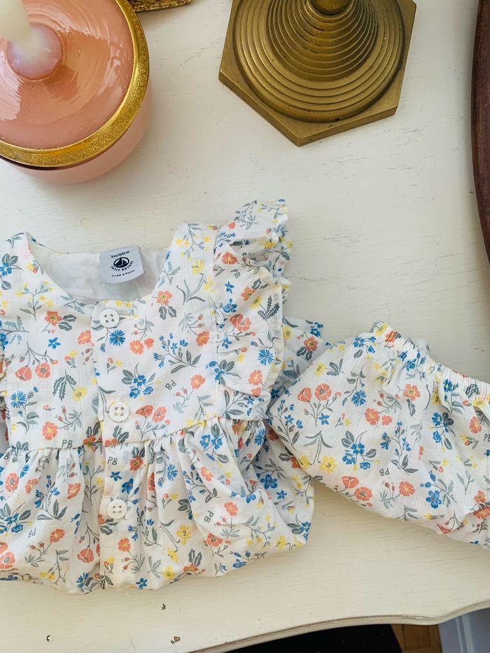 Robe fleurie et bloomer assorti - photo numéro 1