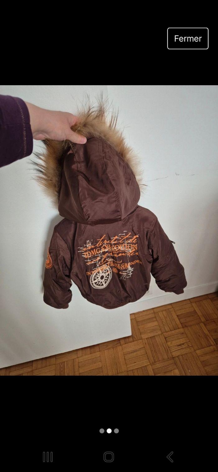 Blouson marron interdit de me gronder - photo numéro 2