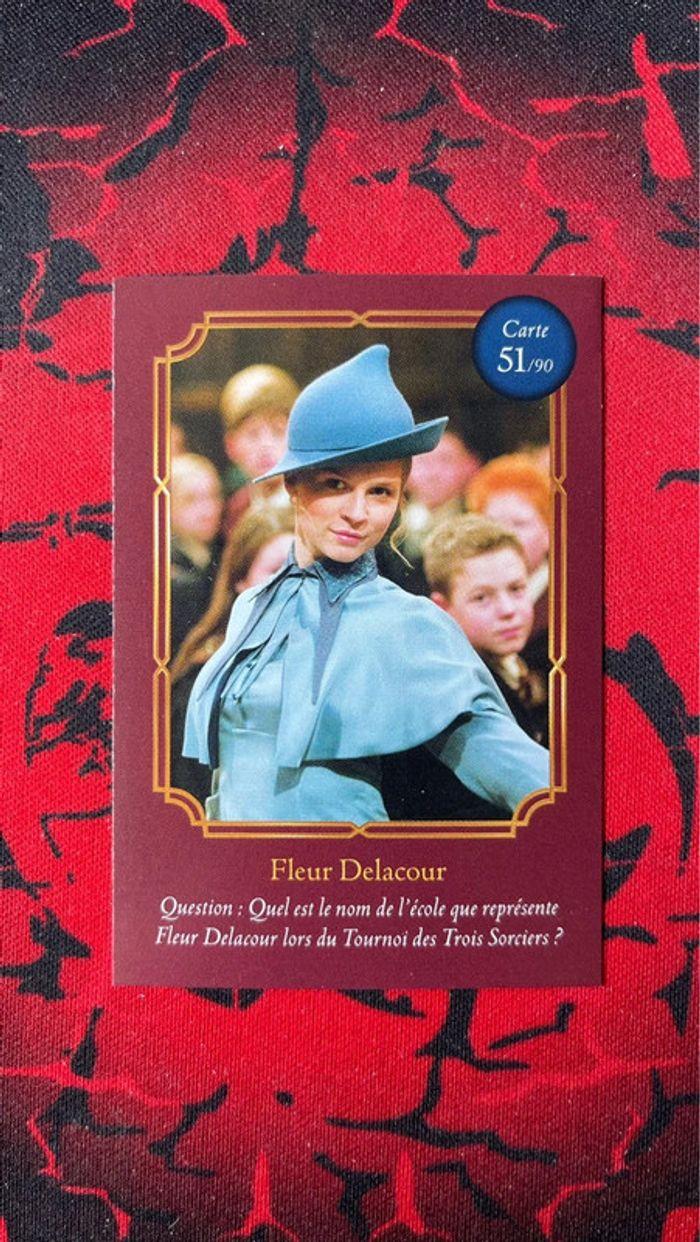 Carte Harry Potter Auchan - Fleur Delacour