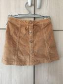 Jupe velours camel Zara 6 ans