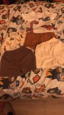 3 shorts + un ensemble short teeshirt