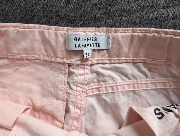 Pantalon fille rose clair type cargo, de marque Galeries Lafayette taille 5 ans - photo numéro 4