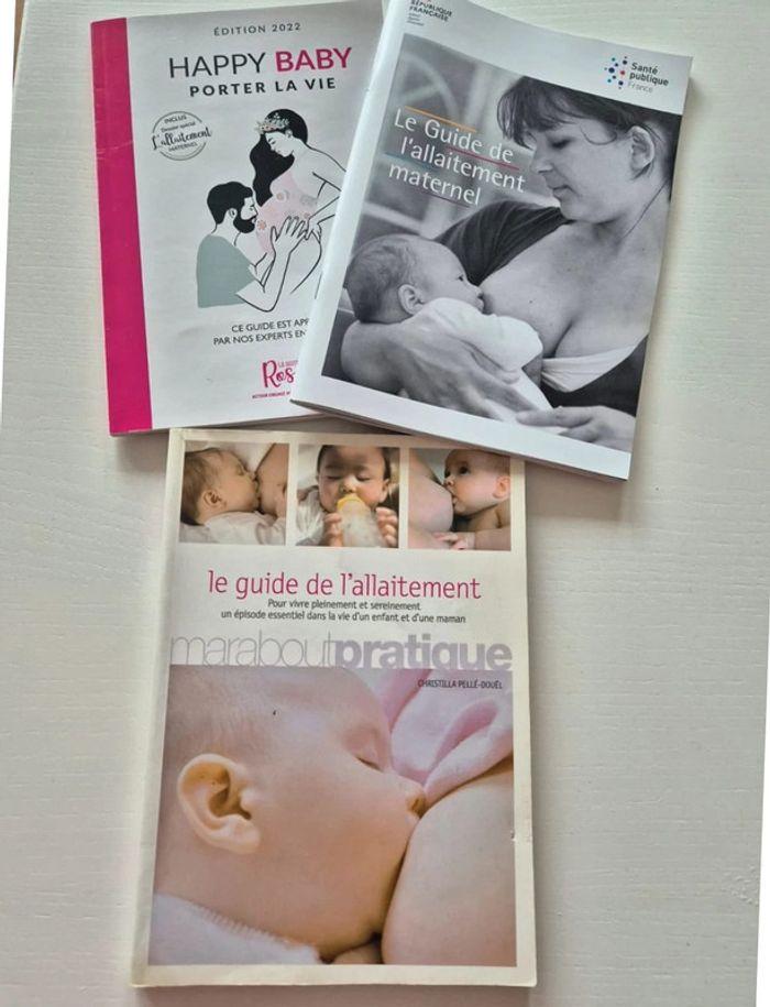 Lot de 3 livres guide d'allaitement conseils allaitement - photo numéro 1