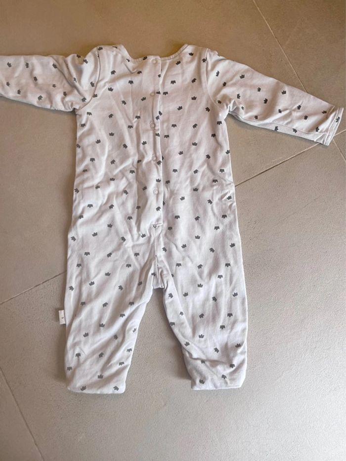 P’tit bisou pyjama combinaison bébé fille ou garçon 6 mois - photo numéro 5