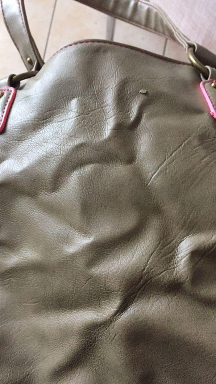 Sac taupe et rose de chez Camaïeu - photo numéro 3