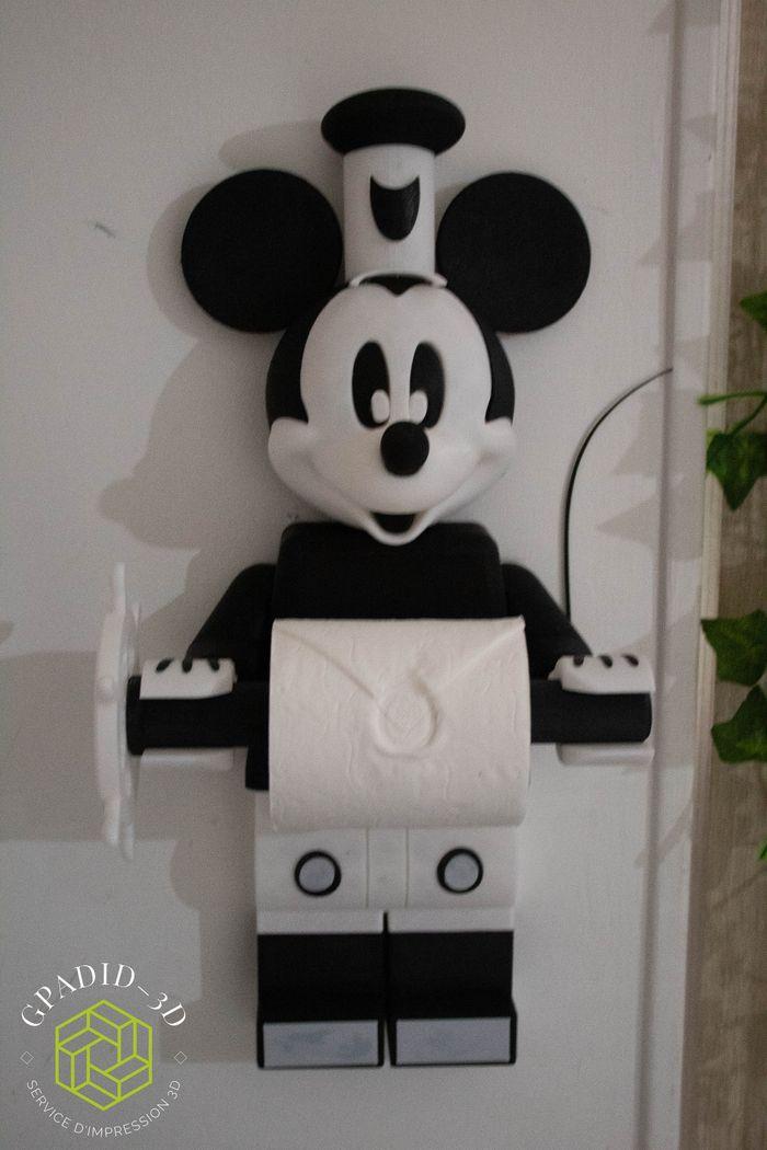 Dévidoir de papier toilette ou simple décoration murale dans un style Lego - photo numéro 4