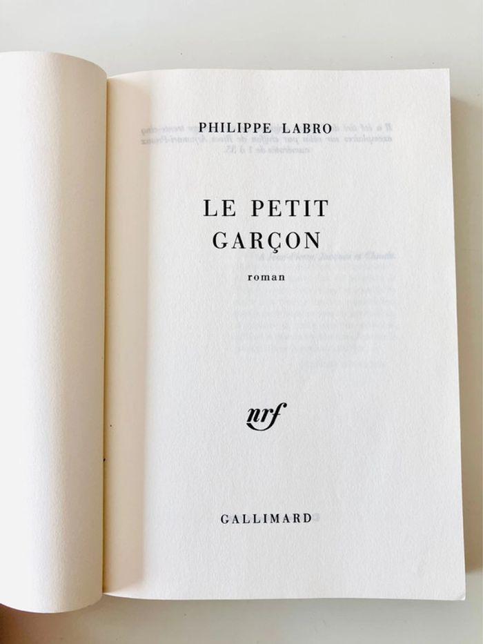 Le petit garçon de Philippe Labro Roman - photo numéro 5