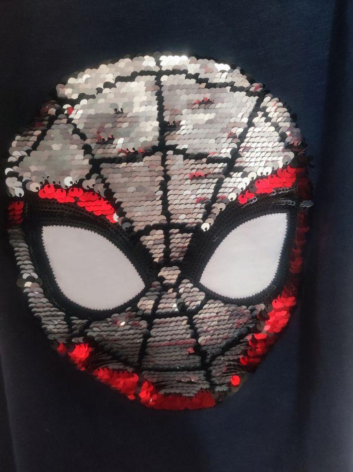 T shirt spiderman reversible 8 ans Orchestra - photo numéro 2