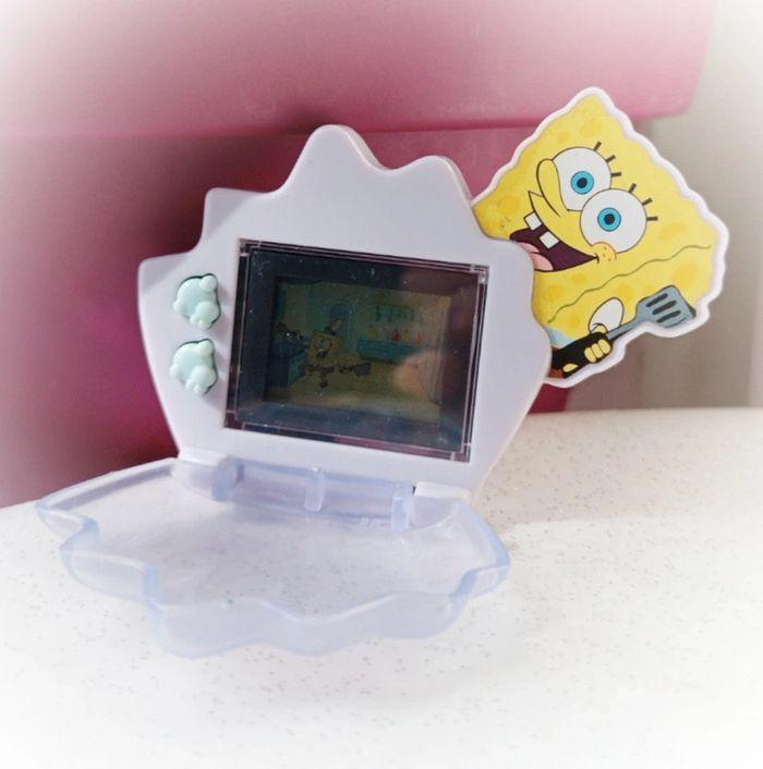 Jeu jouet électronique game bob l'éponge sponge 2007 viacom mini console coquillage happy McDonald's - photo numéro 11