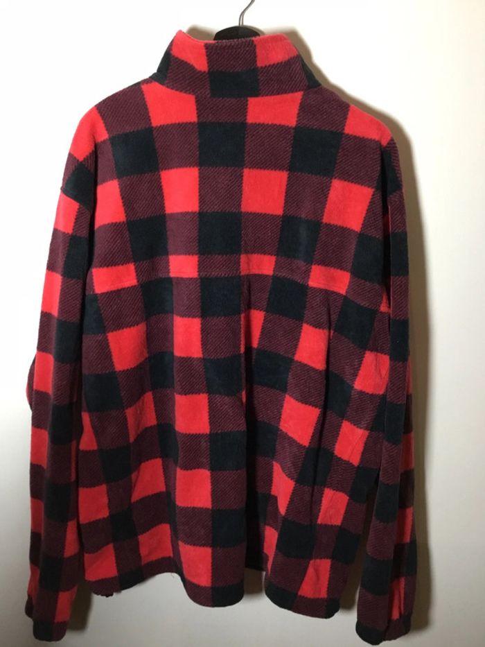 Veste polaire pour homme Columbia damier rouge et noir taille XXL 119 - photo numéro 2