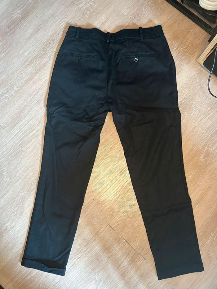 Pantalon tailleur / chino noir Zara - photo numéro 4