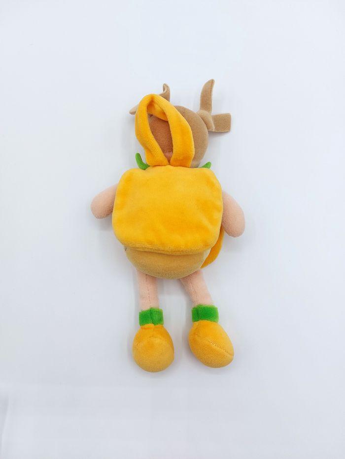 DOUDOU ET COMPAGNIE lutin fille poupée ananas jaune vert les p'tits fruits 18 cm - photo numéro 2