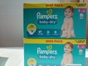 2 giga packs Pampers baby dry taille 4+