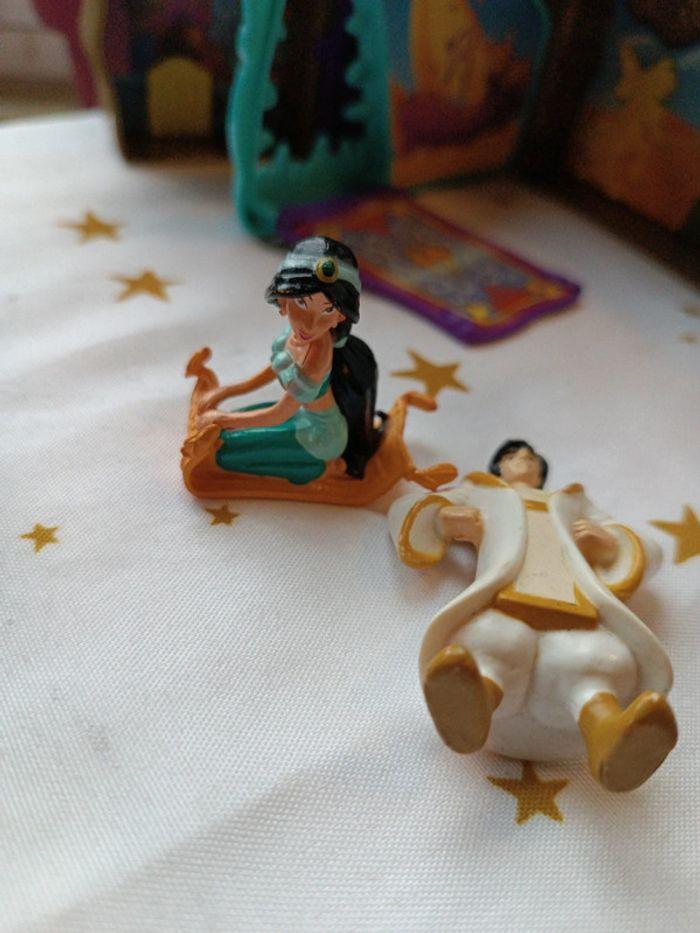 Aladin figurine Disney lampe playset mini génie princesse jasmine once time compact lamp boîte - photo numéro 11