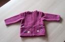 Veste mauve fille 18 mois