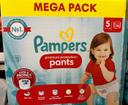 Pampers premium protection Pants Mega pack taille 5 de 68 couches Code réduction CADEAU30 (30%).