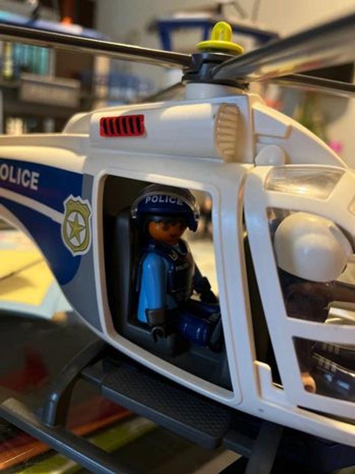 Playmobil action city hélicoptère Police - photo numéro 4