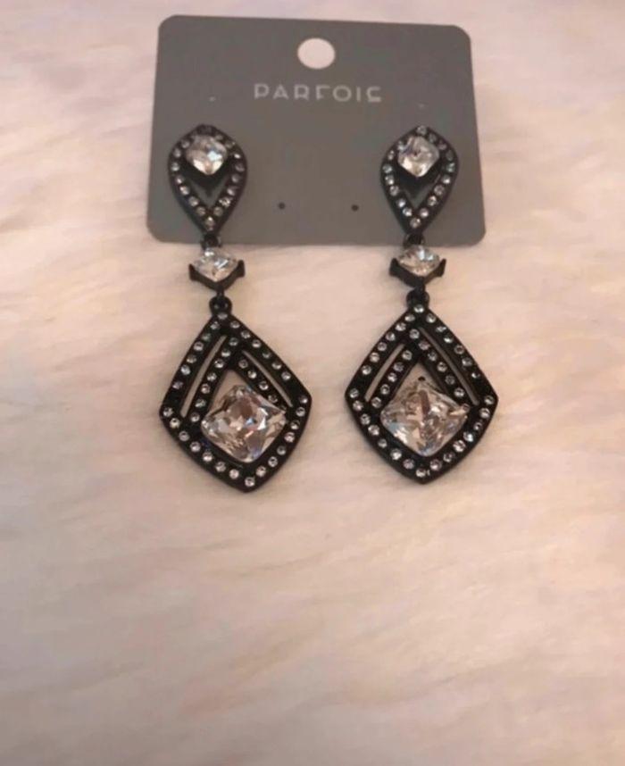 Boucles d’oreilles à strass - photo numéro 7