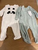 Lot 2 pyjamas animaux