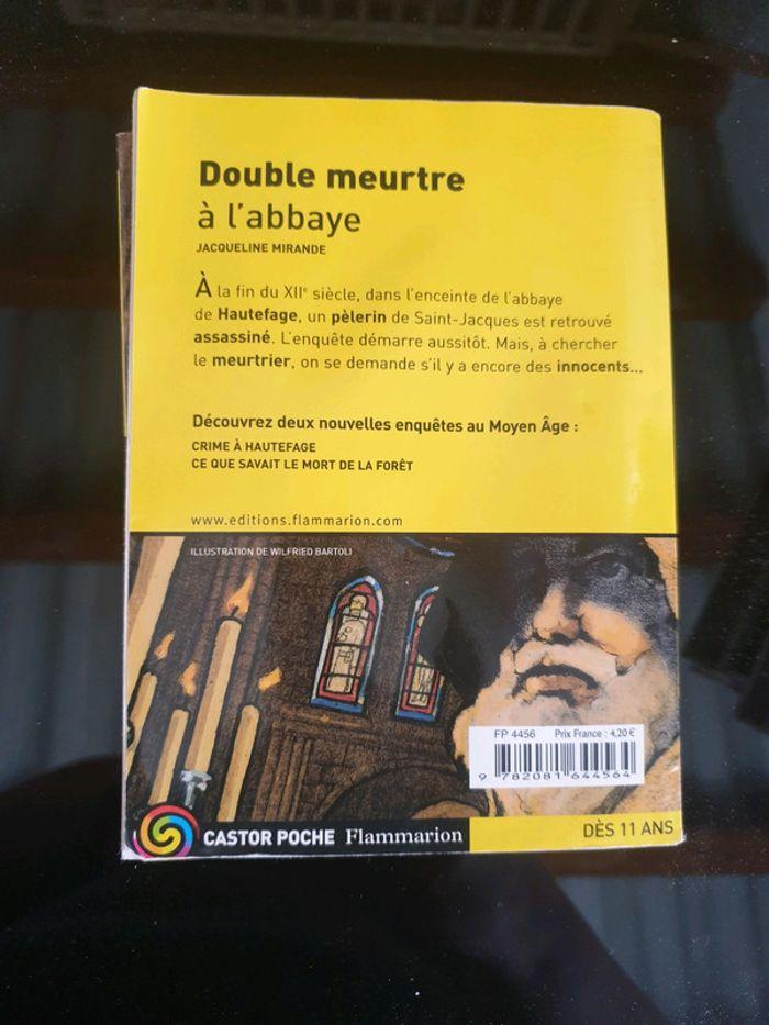 Livre double meurtre a l abbaye - photo numéro 2