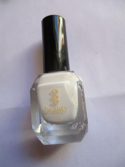 23BEAUTY PARIS vernis a ongles blanc cassé  11 ml