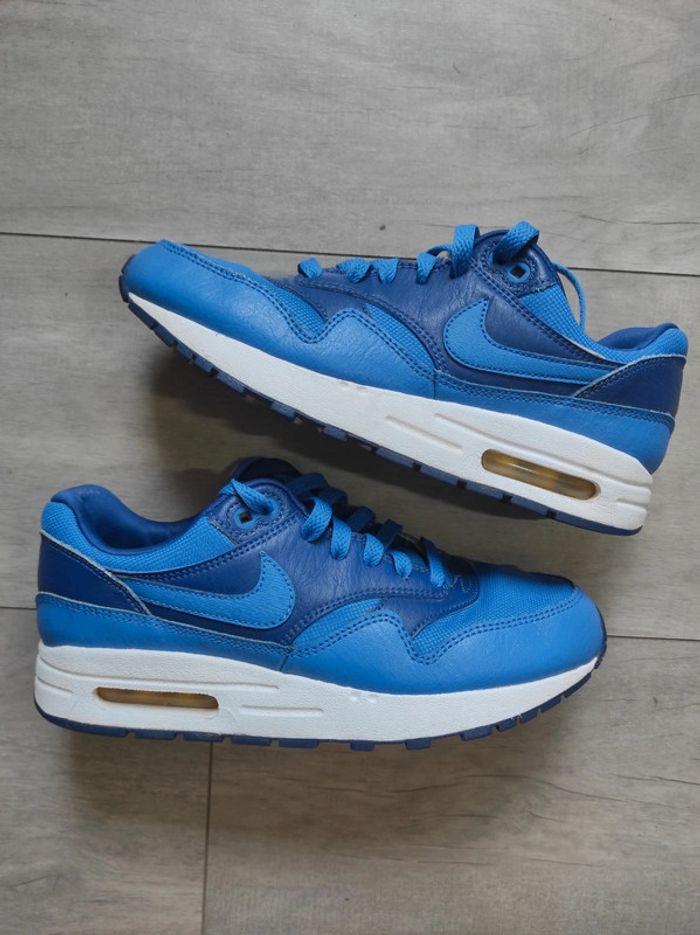 Basket Nike air max 1 hyper cobalt blue pointure 38 neuves sans boîte d'origine - photo numéro 2