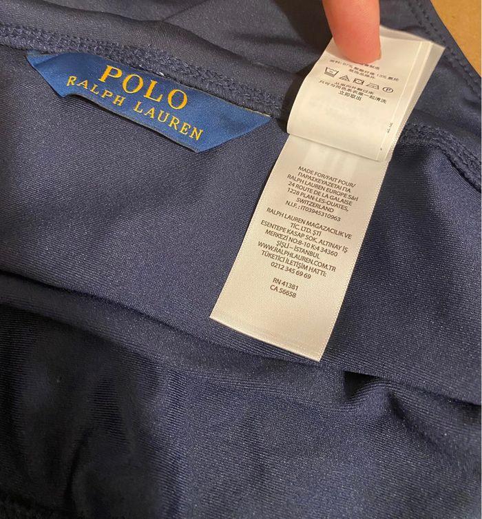 Maillot slip de bain marine et orange Ralph Lauren taille L neuf avec étiquette - photo numéro 5