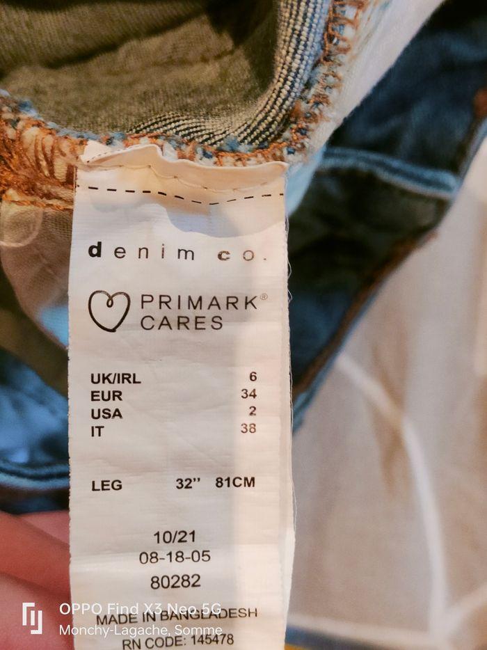 Jean slim Primark taille 34 à 1€50 -50% dès 2 achetés - photo numéro 4