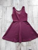 Robe aubergine