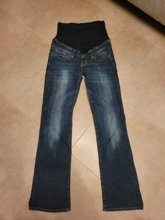 Jeans grossesse h&m mama  taille 38  maternité - photo numéro 1