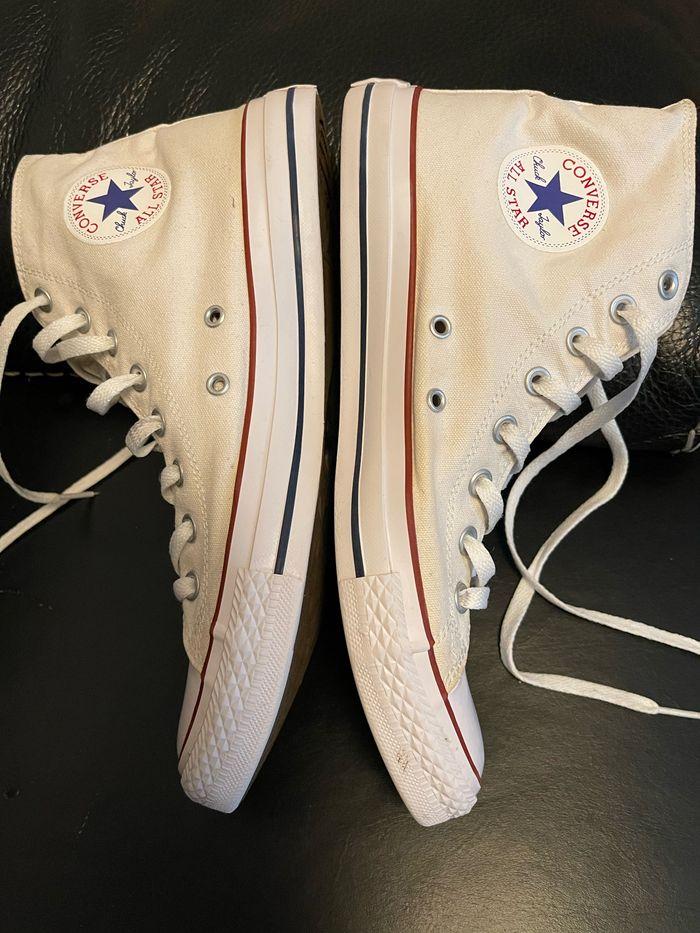 Converse blanche montante homme p43 - photo numéro 2