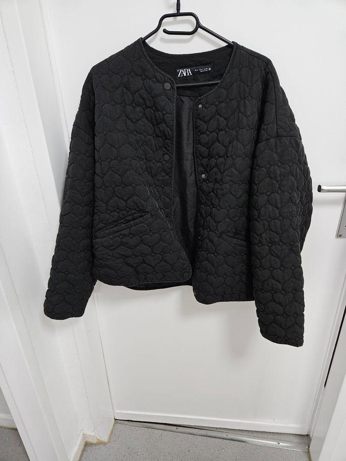 Veste coeur noir taille M - photo numéro 1