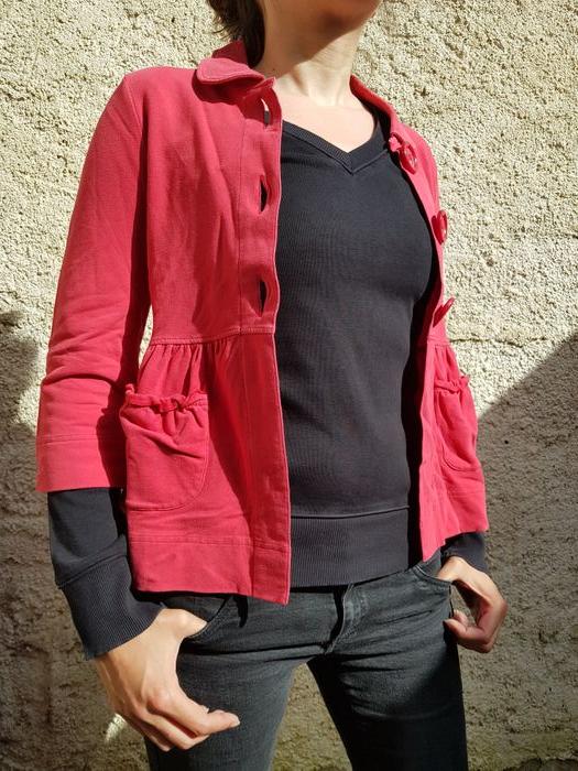 veste péplum rouge - photo numéro 9