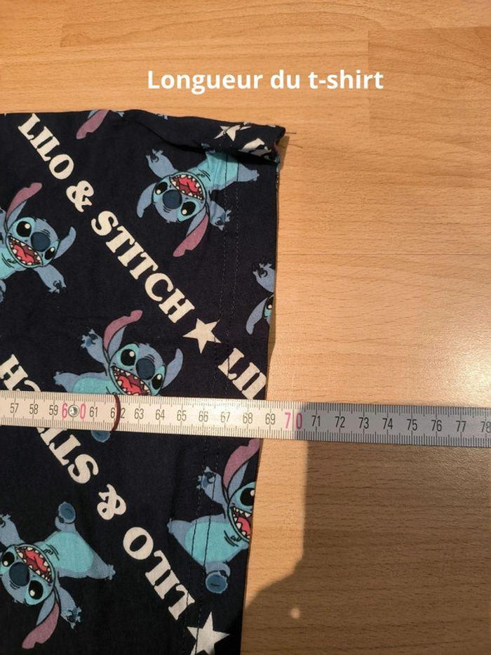 Pyjama Lilo et Stitch bleu marine taille L dans son emballage cadeau - photo numéro 4