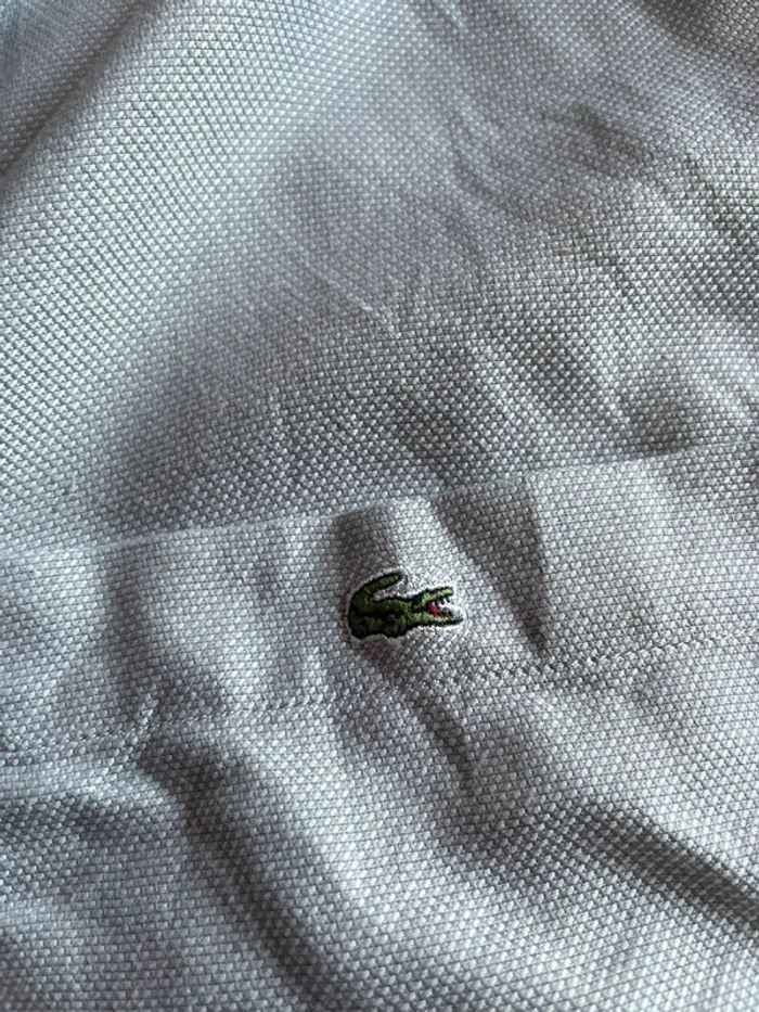 Chemise grise taille 41/L lacoste vintage - photo numéro 3