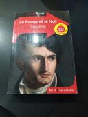 Livre le rouge et le noir de Stendhal