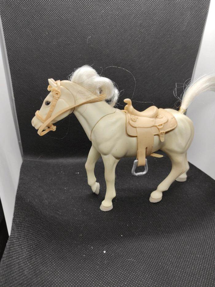 CHEVAL blanc articulé white  articulated horse #geektradelanard - photo numéro 4