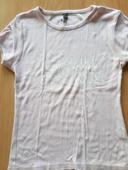 T-Shirt rose pale T. 12/14 ans