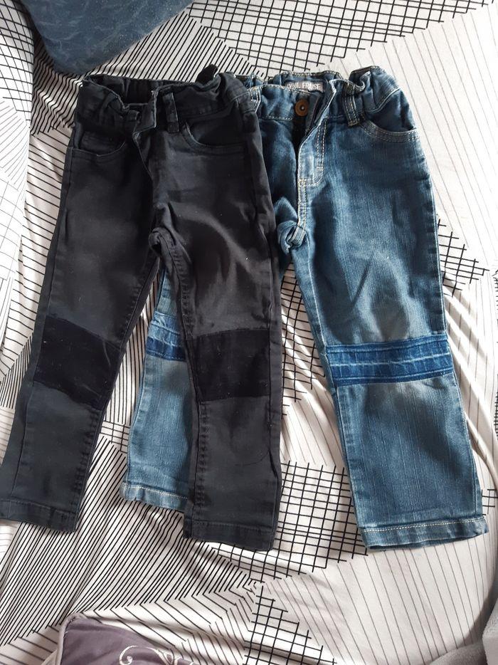 Lot 2 Jeans vinil fraise