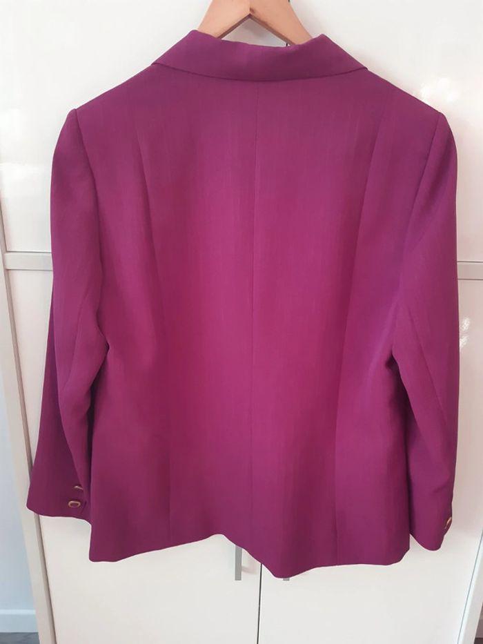 Blazer veste tailleur bordeaux Damart. T 44. Neuf. - photo numéro 4