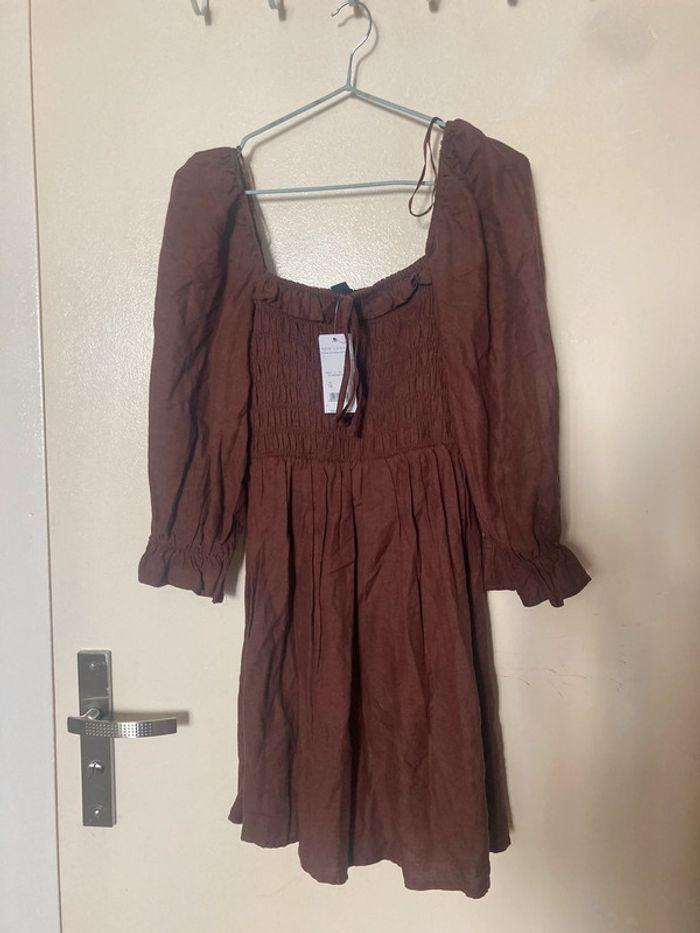 Robe marron chocolat neuve New look - photo numéro 1